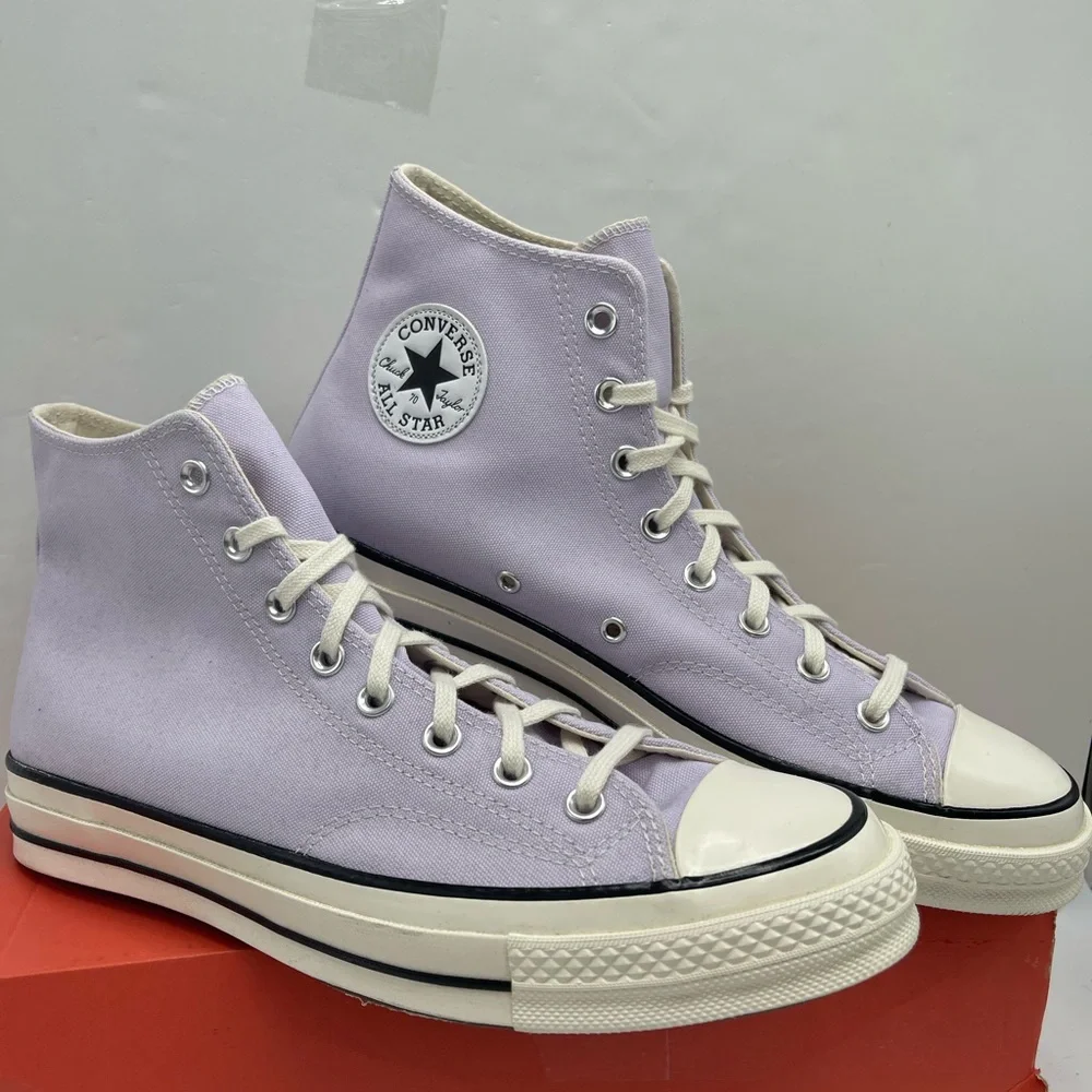 Converse Men’s A02754C CHUCK 70 HI VAPOR VIOLET/EGRET High-Top Sneakers Purple